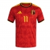 Belgio Jeremy Doku #11 Prima Maglia Mondiali 2026 Manica Corta